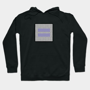 Equality and Checkerboard Lavender Hoodie